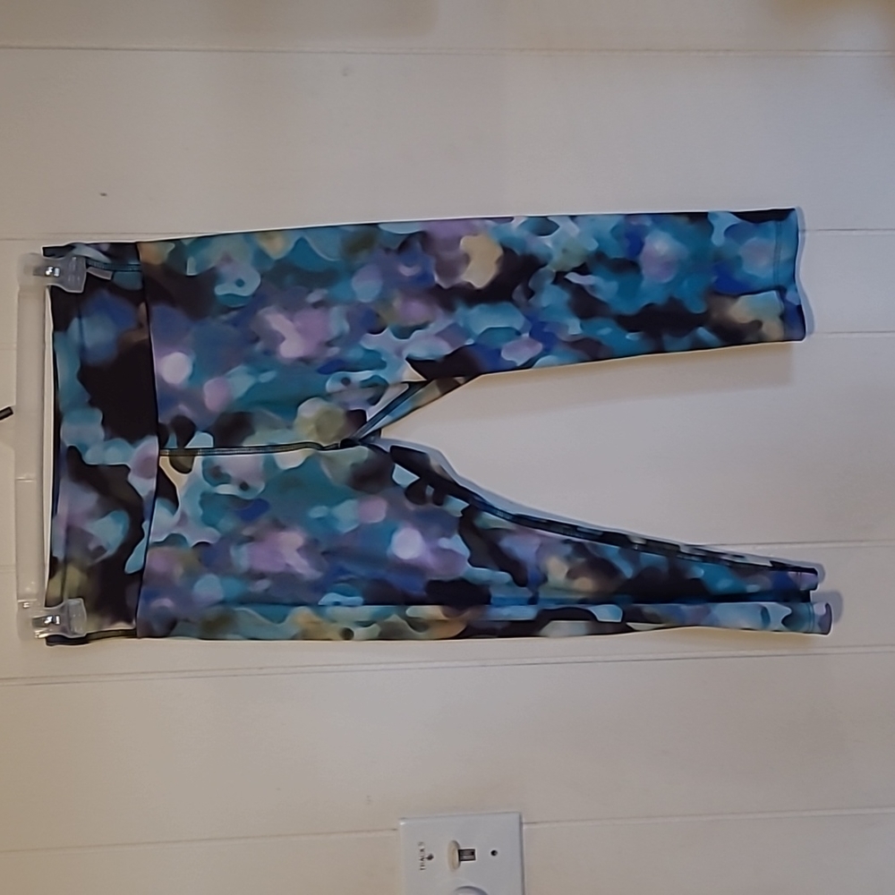 KOS USA multi color capri leggings- size M